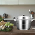 thumbnail image 2 of PBPBOX Soup Pots Aluminum Dual Handles Cooking Instant Noodles Home Users Soup Pot 1Pack, 2 of 4