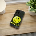 thumbnail image 5 of DistinctInk Clear Hybrid Case for Apple iPhone 15 Pro (6.1" Screen) - Make Me Smile - Slim Profile Design, 5 of 9
