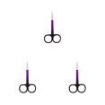 thumbnail image 4 of Seitruly Nail Cuticle Nippers Stainless Steel Scissors Man-carried Hair Nose Beauty Accessory Wear-resistant Convenient Tweezer Type1 NO1, 4 of 6