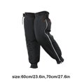 thumbnail image 4 of Speravity Rodillera a prueba de viento espesar felpa calentadores de piernas cremallera cómodas polainas térmicas elásticas motocicleta ciclismo Gafas de moto 70cm Speravity VI019440-02, 4 of 6