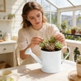 thumbnail image 3 of TAROFISH  Garden-Themed Solid-Colour Decorative Plant Pot in the Shape of a Watering Can (Not Suitable for Watering), 3 of 6