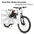 thumbnail image 5 of 26 Inch Mountain Bike 21 Speeds, Full Suspension Bicycle with Suspension Fork, Steel Frame Disc-Brake for Men Women, Adult Bike for Outdoor Sports, 5 of 9