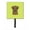 Green, variant on Checkerboard Pink Chocolate Labrador Leash Or Key Holder, 4.25 W x 7 H In.