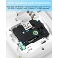 thumbnail image 4 of Replace P Touch Label Tape, Replacement for Brother TZe-131 Black on Clear 12mm Laminated TZe TZ Label Maker Tape, 0.47" x 26.2'(12mm x 8m), 2-Pack, 4 of 9
