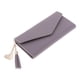 thumbnail image 2 of Cartera larga para mujer Carteras de piel sintética sólida de gran capacidad - Titular de tarjetas de crédito en efectivo - Monederos Púrpura claro, 2 of 8