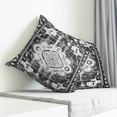thumbnail image 3 of Black Grey Pillow Covers 20x20 Inch Decorative Throw Pillow Cover, Boho Vintage Print Distressed Brick Patterns Sofa Pillowcases Accent Cushion Case Home Decor Bedroom Living Room, 3 of 6