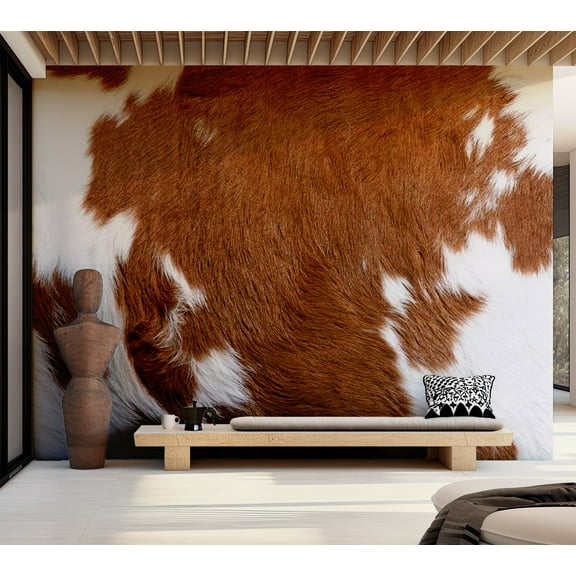 Tiptophomedecor Background & Patterns Wallpaper Wall Mural - Cowhide