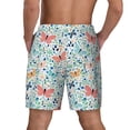 thumbnail image 4 of Uemuo Butterflies Pattern Mens Swim Trunks Quick Dry Board Shorts with Mesh Lining, Stretch Beach Shorts Quick Dry No-Chafing Board Shorts-X-Large, 4 of 9