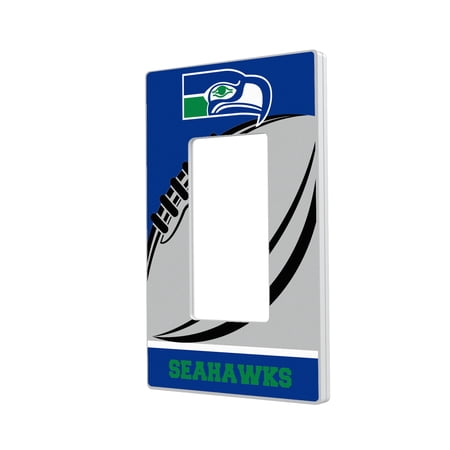 Seattle Seahawks Passtime Design Single Rocker Lightswitch Plate Seattle Seahawks Passtime Design Single Rocker Lightswitch Plate