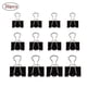 thumbnail image 1 of 60 PCS Clips plegables Clips de papel multiusos Clip de carpeta 19/25/32 mm Negro, 1 of 7