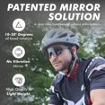 thumbnail image 2 of Gafas de ciclismo TriEye con espejo retrovisor UV400, 2 of 9