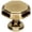 Polished Antique, variant on Alno A828-14-PN Cabinet Hexagon Knob Polished Nickel