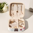 thumbnail image 6 of Valentine's Day Travel Portable Square Jewelry Box: Storage Box, Decorative Box, and Jewelry Stand for Rings, Earrings, Necklaces, Bracelets, and More – Ideal for Girls and Women, 6 of 6