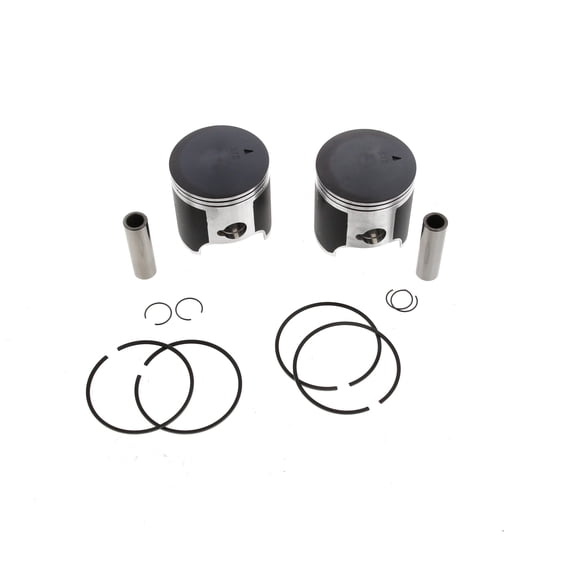 1992-2001 Yamaha Enticer II LT 410 ET410 Piston Kit Teflon Coated x2 Race-Driven