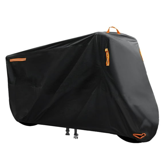 XiongXiong Motorcycle Cover,Ultimate Motorcycle Cover for All-Weather Protection,Universal Fit, Anti-Theft Security, Portability,4XL