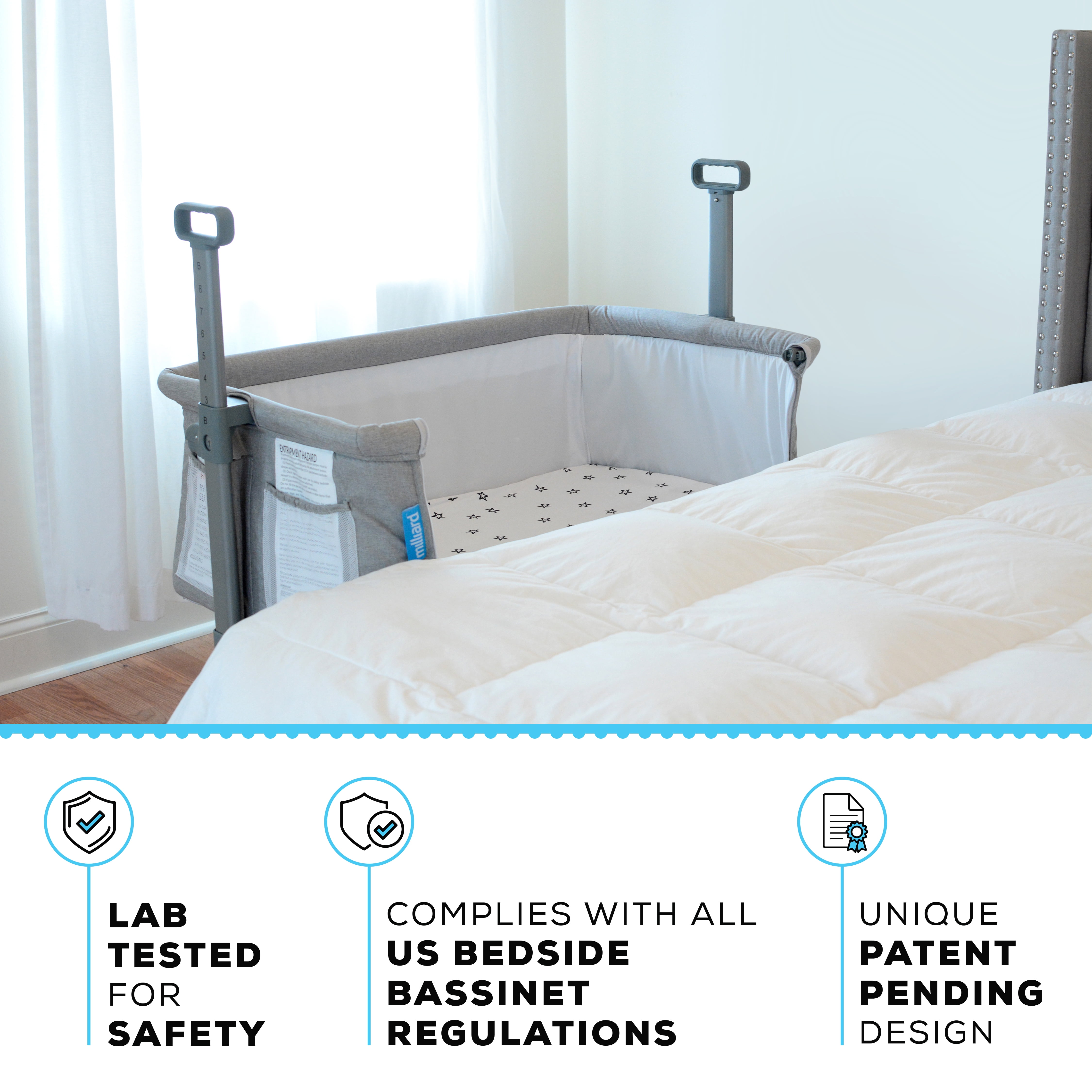bedside crib walmart