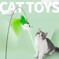 thumbnail image 3 of Cat String Teaser Interactive Steel Decorative Pet Wand Toy Kitten Teaser Wand, 3 of 10