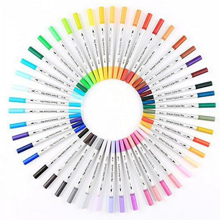 Маркеры Brush Tip. Фломастеры Dual Tip. Цветные маркеры для доски хайлайтер. Smart Color. Unique colors