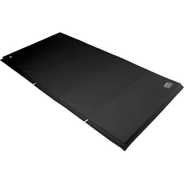 We Sell Mats 5 ft x 10 ft Gymnastics Mat, Folding Tumbling Mat for Exercise, Yoga, Martial Arts, Portable with Hook & Loop Fasteners