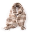 thumbnail image 1 of Bufanda de invierno para mujer, bufandas a cuadros de moda para mujer, 1 of 5