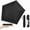 Black, variant on Japan Pencil Umbrella, Japanese Ultra Light Mini Travel Umbrella with Upf 50+ Sun Protection, Compact Folding Pocket Parasol for Rain, Backpack, Handbag, Commute, Beach, Hiking, Outdoor Use