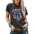 thumbnail image 3 of MOUSYA Party in The USA T-Shirt Women 4th of July Independence Day Shirts Funny Patriontic Graphic Short Sleeve Tee Tops, 3 of 10