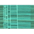 thumbnail image 1 of Ahgly Company Indoor Rectangle Abstract Turquoise Blue Modern Area Rugs, 2' x 3', 1 of 4