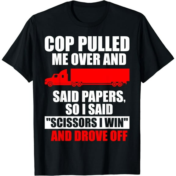 Funny Trucker Dad Big Rig Trucking Semi-Trailer Truck Driver T-Shirt