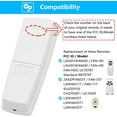 thumbnail image 2 of Ceiling Fan Remote Control Replacement for Hampton Bay Hunter FAN-HD UC7078T CHQ7078T FAN-HD5, 2 of 6