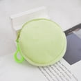 thumbnail image 1 of Monedero redondo de peluche de color caramelo, llavero, billetera bonita, tarjetero para mujer, monedero sencillo, 1 of 6