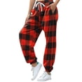 thumbnail image 5 of Qmyliery Christmas Fashion Printed Women Sweatpants Drawstring Jogger Pants with Pocket, 5 of 7