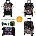 thumbnail image 4 of Luggage Cover Approved Travel Suitcase Protector Colorful Butterflies Elastic Washable Beautiful Themed Baggage Covers for 18-20 inch Luggage(S), 4 of 6