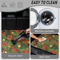thumbnail image 4 of Jeiento Pine Bow Candy Cane Holiday Car Trunk Liner Anti Slip Vehicle Rear Mat Scratch Proof For Truck Van Winter Festive Decor, 4 of 6