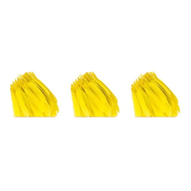 Justharion 100piece Colorfast And Delicate Natural Feathers For Clothing Decoration Yellow 3Set