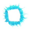 thumbnail image 3 of 1 yarda/36 pulgadas borde de flecos de s de gallo teñidas para sombrero de disfraz artesanía de costura Azul Macarena Ribete de flecos, 3 of 8