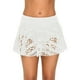 thumbnail image 1 of Soidarity de natación de encaje de verano Sólido Transpirable Buena elasticidad Bragas triangulares incorporadas Traje de baño ligero en forma de Deportes acuáticos Blanco S Soidarity OD020842-26B, 1 of 6