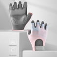 thumbnail image 4 of 1 Pair Gym Breathable Bodybuilding Fitness Gloves Half Finger Gloves Non-slip Cycling Gloves BLACK S, 4 of 8