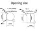 thumbnail image 4 of Computer Module D-Shape RJ45 Super Category 5 Wiring CAT5E Network 86 Panel 1U Rack Panel Module, 4 of 5