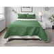 thumbnail image 1 of Edredón Ligero Matrimonial / Queen Size Doble Vista Con Fundas de Almuadas Verde olivo - Champan, 1 of 1