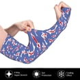 thumbnail image 2 of Bingfone Farmers Gardening Sleeves Sun Protection Arm Cooling Sleeves for Women Men with Thumb Hole - Beautiful Koi Fish, 2 of 7