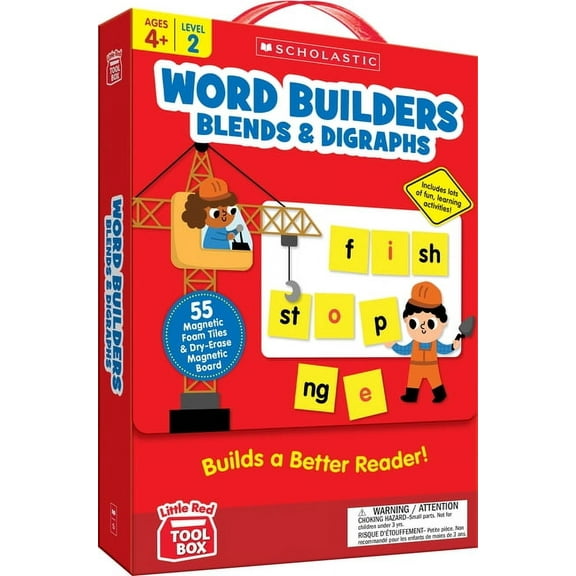 Little Red Tool Box: Word Builders: Blends, Digraphs & More, (Paperback)