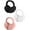 3 Pairs- Black/Pink/White, variant on 3 Pairs Women Winter Ear Muffs Foldable Faux Fur Earmuffs Soft Warm Plush Ear Warmers Girls Cute Ear Covers for Outdoor Cold Weather "Gray/ Pink/ White"