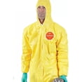 thumbnail image 5 of TYCHEM® 2000, COVERALL, ZIPPER FRONT, HOOD, ELASTIC WRIST, SOCK BOOTS, 5 of 8