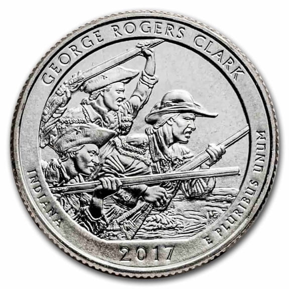2017-P ATB Quarter George Rogers Clark National Park BU