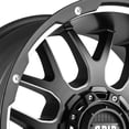 thumbnail image 2 of Grid OffRoad Custom Wheel for 20" x 9" Rim Matte Black with Milled Accents Wheel, 2 of 3