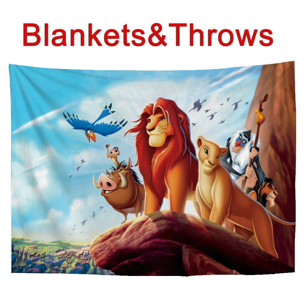 Lion King Blanket, Classics Bed Cover Lightweight for Winter (47x32inch