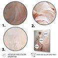 thumbnail image 3 of Designart "Ballet Solitude in Pink and White I" Abstract Canvas Wall Art - Modern Pink Abstract Spirals Bedroom Canvas Wall Art, 3 of 6
