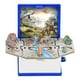 thumbnail image 3 of Figura plegable libro llavero 3D libro plegable tridimensional para Goody Bag Filler dinosaurio azul SM SunniMix llavero libro, 3 of 8