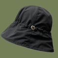 thumbnail image 3 of CoCopeaunts Women Bucket Hat Summer UV Protection Outdoor Caps Ladies Headwear Sunbonnet Men Fisherman Hat with Drawstring, 3 of 8