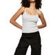 thumbnail image 1 of Lucakuins Mujeres Tank Tops, Color Sólido Básico Sin Mangas Escote Redondo Slim Fit Camisas Camisola Acanalada Tops Lucakuins moda, 1 of 5